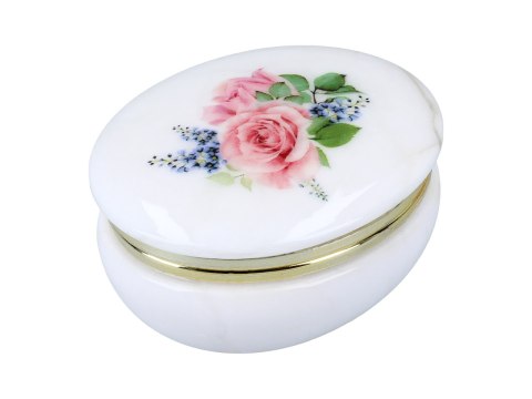 Kasetka alabastrowa owal 10x8cm