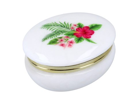 Kasetka alabastrowa owal 10x8cm