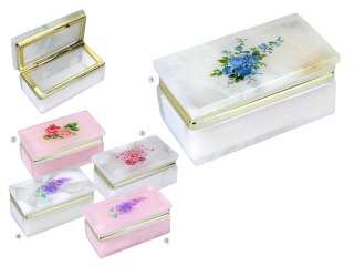 Kasetka alabastrowa prostokątna 8x4cm