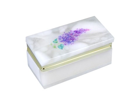 Kasetka alabastrowa prostokątna 8x4cm