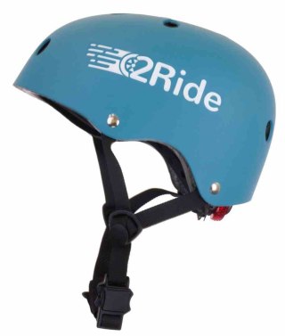 ND31_J13_014_2_8 Kask rowerowy dla dzieci TRACKER - Love 2 RIDE rozm. S 50-54 cm z lampką LED i klipsem magnetycznym Steel