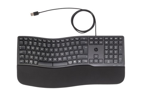Klawiatura HP 480 Comfort Wired Keyboard przewodowa czarna 8T6M1AA