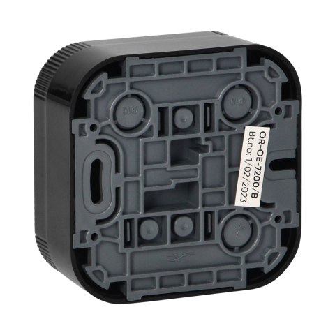 ŁĄCZNIK JEDNOBIEGUNOWY N/T TODO IP20, CZARNY