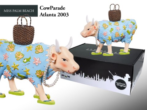 CowParade Atlanta 2003, Miss Palm Beach, autor: Lynn Weisbach