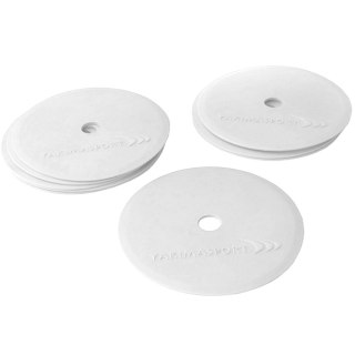 ND05_Z0939 100556 Zestaw znaczników pola Yakima Sport płaskie 10 szt. białe 100556