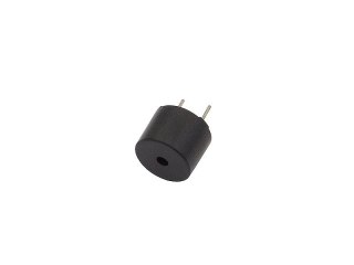 6002# Buzer czarny 12mm hcm1212 12v druk