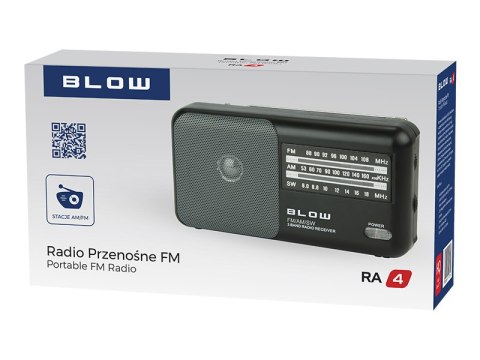 77-533# Radio przenośne analogowe am/fm blow ra4"