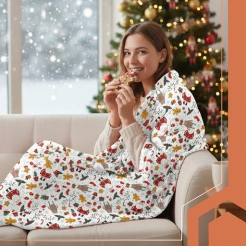 Koc świąteczny 1,5x2m Ruhhy 26608