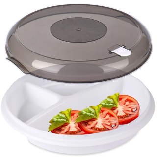 Pojemnik do Mikrofalówki Dzielony Talerz 25 cm EXCELLENT HOUSEWARE