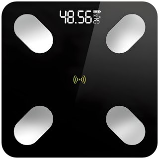 Waga analityczna inteligentna łazienkowa Bluetooth do 180 kg LCD