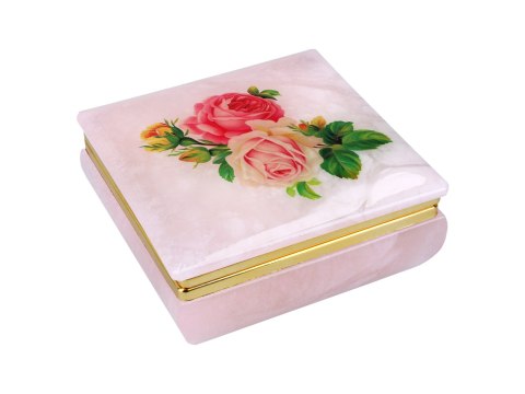 Kasetka alabastrowa kwadratowa 10x10cm