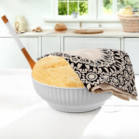 Miska Kuchenna Biała 30 cm 5 L Tworzywo do Zmywarki i Mikrofali Orion