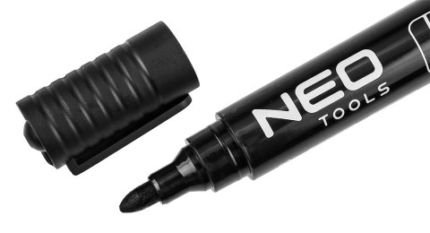 Marker budowlany, czarny, permanentny, wodoodporny, olejowy, wielokrotność 20 szt.