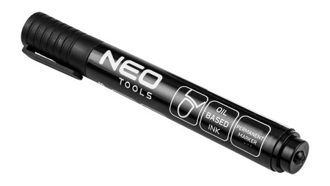 Marker budowlany, czarny, permanentny, wodoodporny, olejowy, wielokrotność 20 szt.