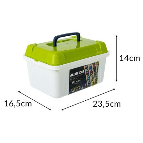 Samochodziki z napędem w walizce 50szt. 26603