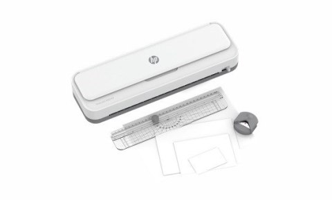 HP Laminator ONELAM 400 A3, na zimno/gorąco, zintegrowany trymer, zaokrąglacz rogów, prędkość 40cm/min + 15 folii: 3xA4, 4xA5, 4