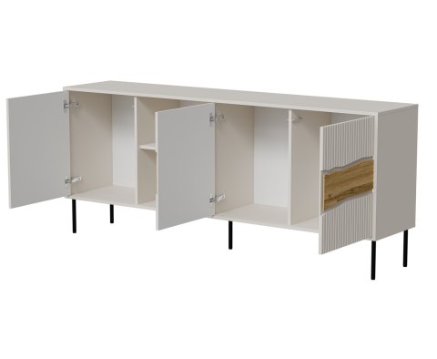 Komoda INSERTO 3D1W 190x40x80 kaszmir + LED