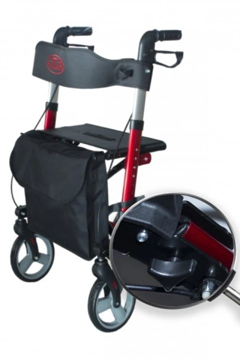 Aluminiowy chodzik czterokołowy AT51006