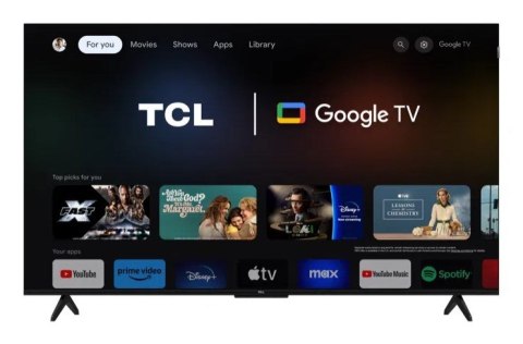 Telewizor TCL 55T7B QLED 55" 4K Ultra HD Google TV Dolby Vision DVB-T2 Czarny
