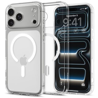 Etui case ochronny na iPhone 17 Pro Ultra Hybrid MagSafe - przezroczysto-białe
