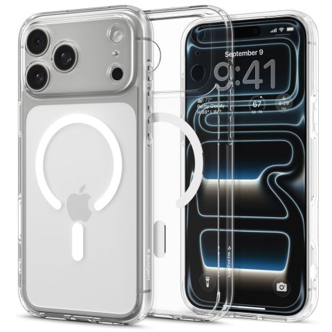 Etui case ochronny na iPhone 17 Pro Ultra Hybrid MagSafe - przezroczysto-białe