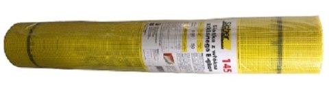 SIATKA PODTYNKOWA Z WŁÓKNA SZKLANEGO ŻÓŁTA 145G/M2 1M*50M