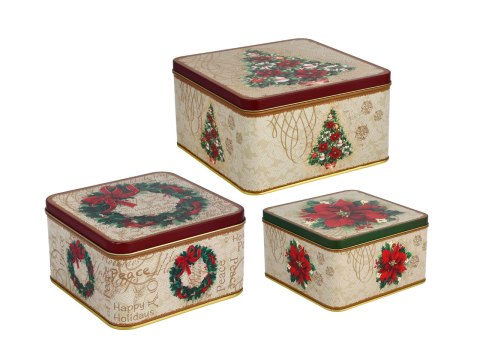 Kpl. 3 puszek świątecznych