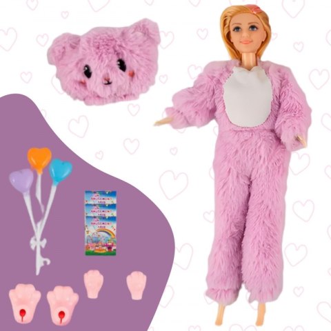WOOPIE ROYAL Lalka w Przebraniu Różowego Misia Park Rozrywki