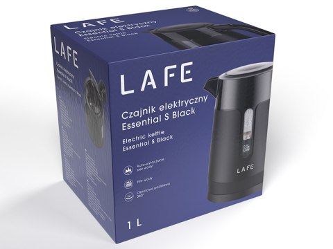 Czajnik elektryczny 1 L LAFE Essential S Black