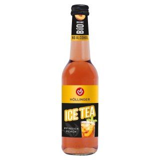 DRINK BEZALKOHOLOWY ICE TEA PEACH BIO 330 ml - HOLLINGER