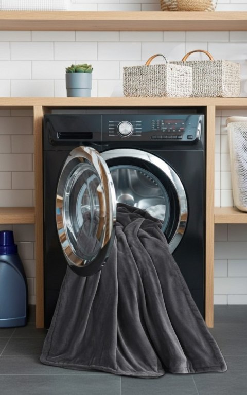 Miękki dwustronny koc elektryczny Bauerkraft 120x160 mata grzewcza pilot