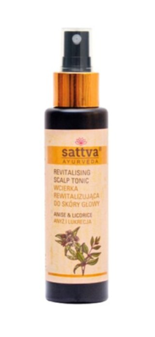 WCIERKA DO SKÓRY GŁOWY REWITALIZUJĄCA ANYŻ I LUKRECJA 100 ml - SATTVA (AYURVEDA)