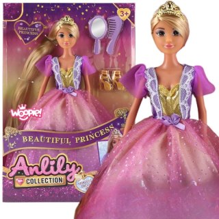 WOOPIE ROYAL Lalka Lili Księżniczka z Długimi Włosami i Akcesoriami