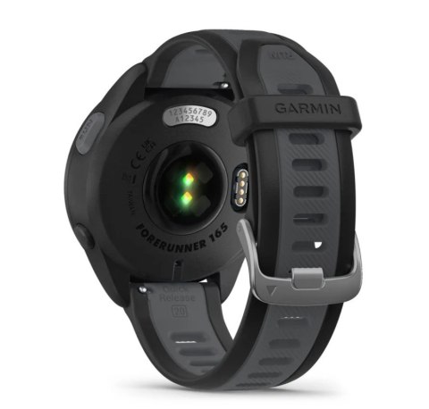 Zegarek sportowy Garmin Forerunner 165 AMOLED 43mm Czarny
