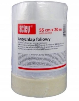 Folia malarska z taśma Antychlap 55cm x 20m *66*