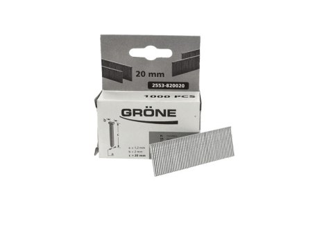 Gwoździe do gwoździarek 20 mm 1000 szt.