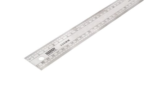 Kątownik ze stali nierdzewnej 35cm podziałka metryczna