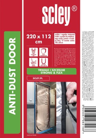 Kurtyna przeciwpyłowa U Scley (220 x 112 cm)
