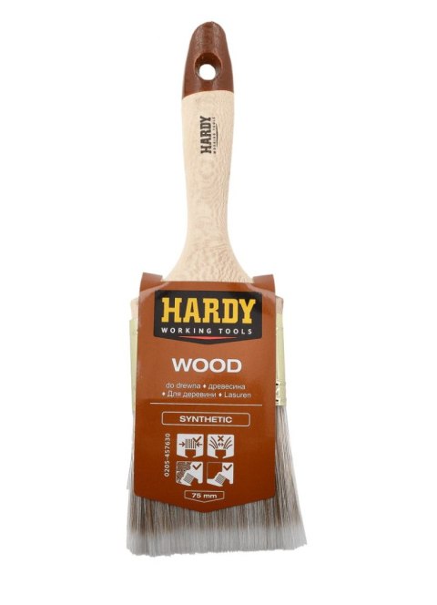 Pędzel malarski płaski Hardy 75 mm seria 45