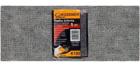 Siatka ścierna 100 Kussner (280 x 115 mm) 5 szt