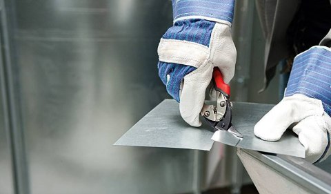 NOŻYCE DŹWIGOWE DO BLACHY IDEAL PRAWE 180MM