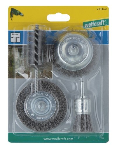 ZESTAW SZCZOTEK DRUCIANYCH 4SZT.