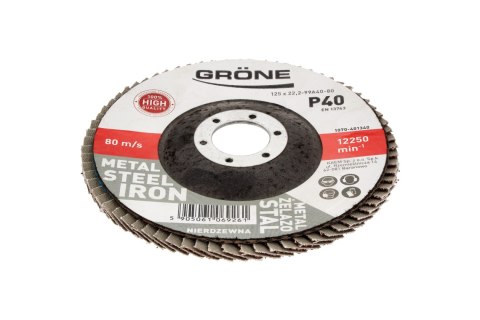 Ściernica lamelowa P40 Grone 125mm