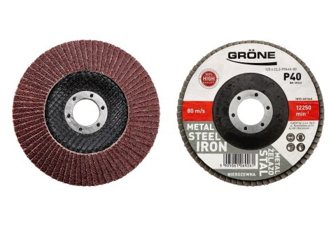 Ściernica lamelowa P40 Grone 125mm