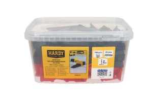System do poziomowania płytek 2 mm Klipsy + Kliny 150 sztuk Hardy