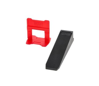 System do poziomowania płytek 2 mm Klipsy + Kliny 150 sztuk Hardy