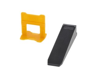 System do poziomowania płytek 3 mm Klipsy + Kliny 400 sztuk Hardy