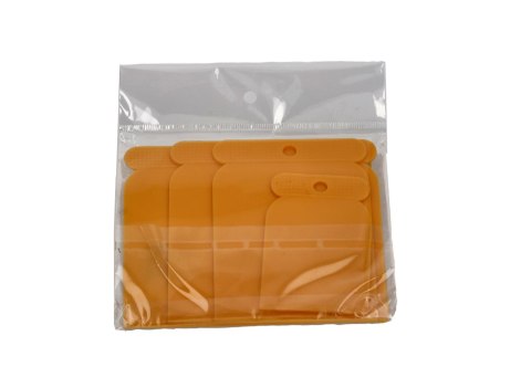 Szpachelki japonki plastikowe Hardy zestaw 4 sztuk