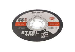 Tarcza do cięcia metalu i stali Grone 115mm, 1mm