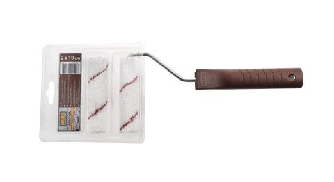 Wałek malarski do malowania drewna HARDY Mikrofaza 10cm (runo 8mm, 2-pak)
